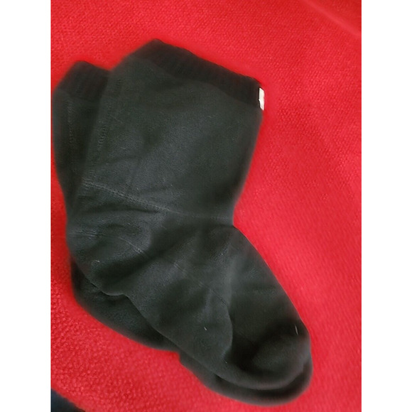 Michael Kors MK Short Ribbed Boot Socks black Size Lg/XL - Picture 3 of 7